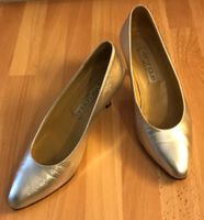 Lederpumps silber Grösse 38,5
