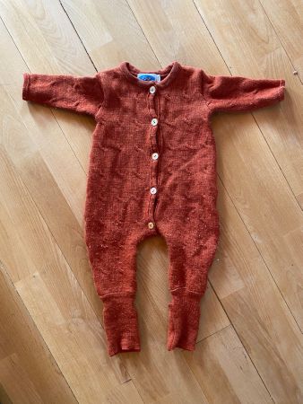 Reiff Woll-Overall, Grösse 74/80, Orange, Winter, Top!