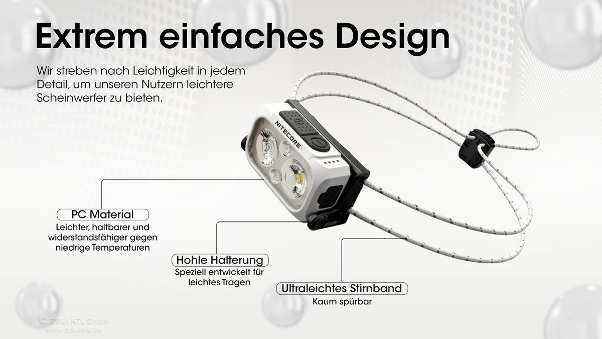 NiteCore Lampade: LED-Kopflampe Nitecore NU21 schwarz – Nuovo e nell'imballaggio originale da Grüningen venduto da Prolumin 1