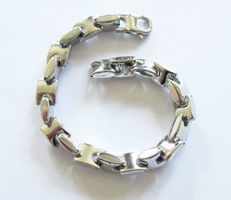 Edelstahl Chromstahl Armband, 225 x 9 mm