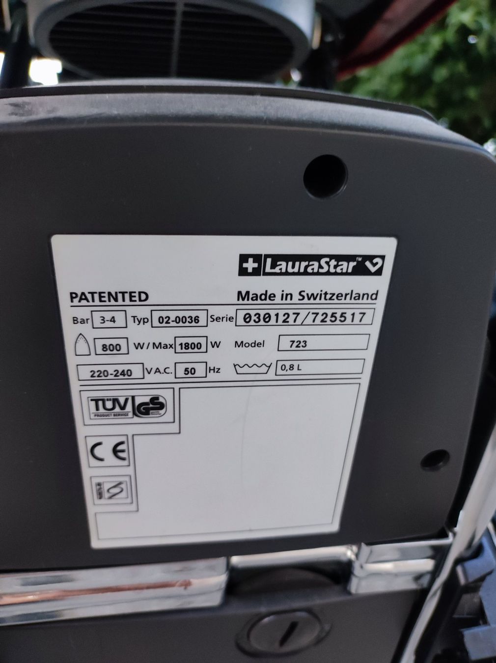 Laurastar Bügeleisen: Laura Star Magic Evolution – Gebraucht aus Zuckenriet von anroda 7