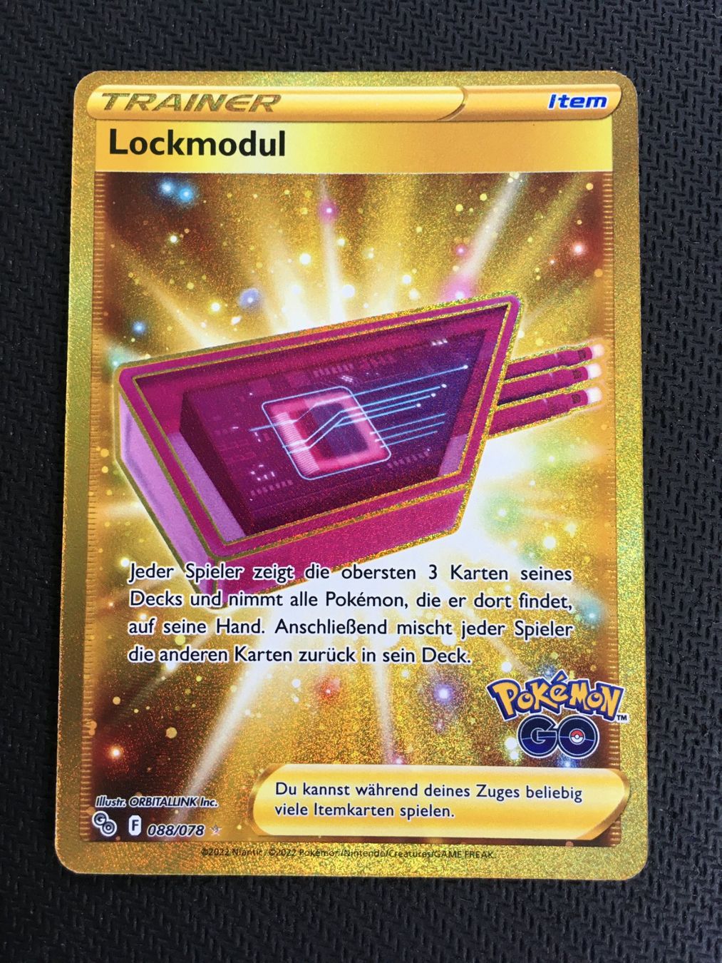 Pokémon Carte collezionabili: Lockmodul - 088/078 - Pokemon GO - DE – Nuovo (secondo la descrizione) da St.Gallen venduto da Punktchen01