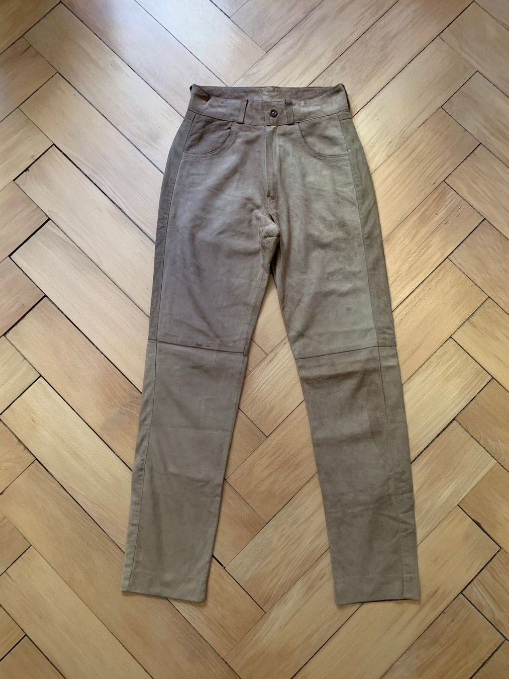 Hosen: Wildleder Hose hellbraun - XS – Gebraucht aus Zürich von Diazaio
