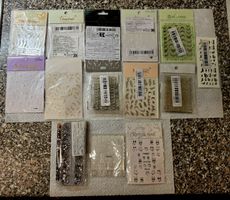 Nagelsticker Set diverse Motive sehr guter Zustand