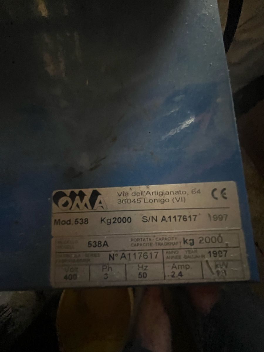 Piattaforme elevatrici & Crick: Scherenbühne 2000kg – Usato da Stein AR venduto da Krison98 4