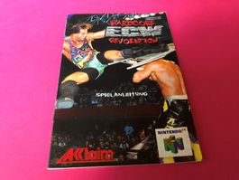 ANLEITUNG FÜR ECW HARDCORE REVOLUTION NINTENDO 64