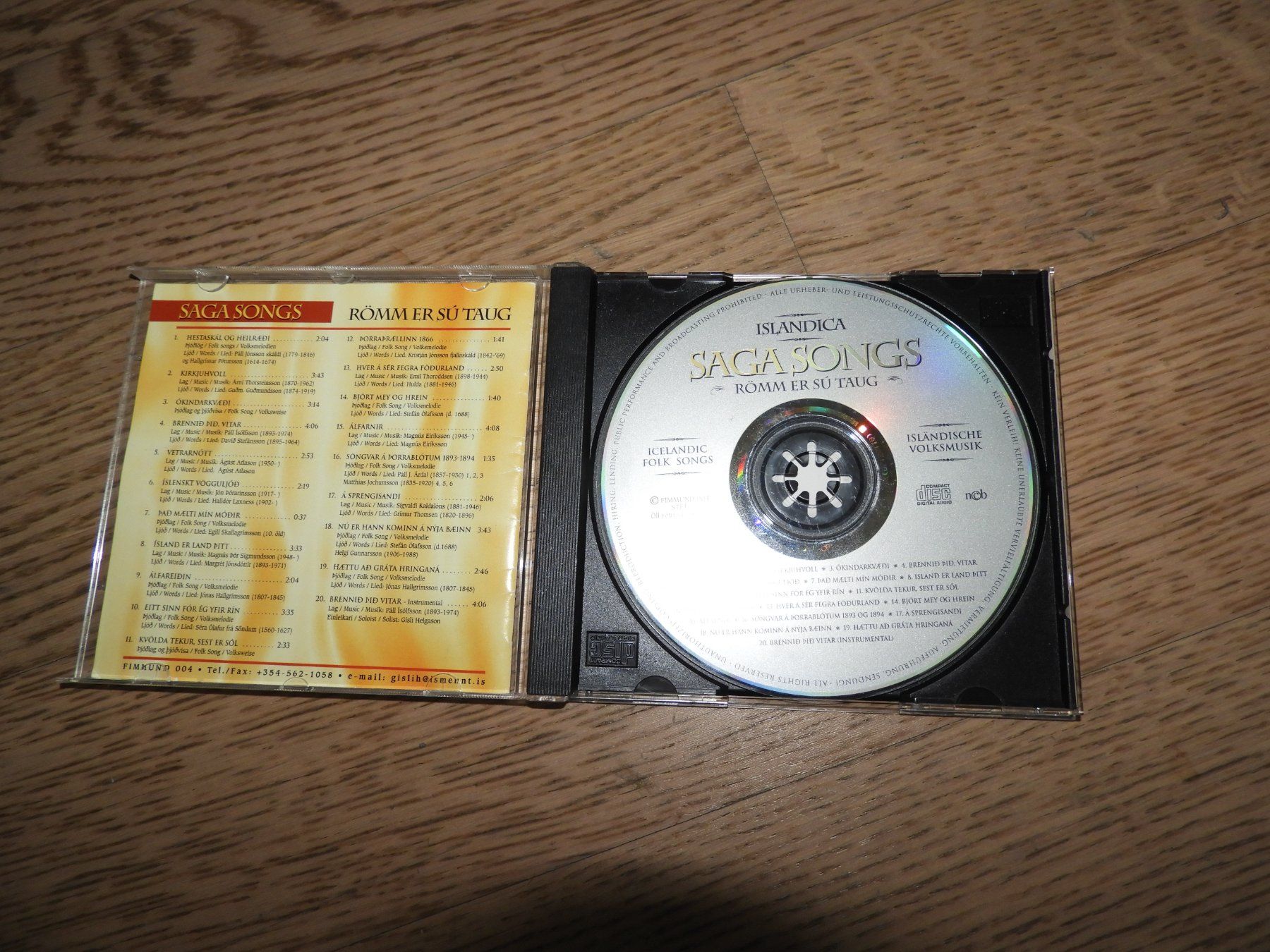 CDs: CD Isländische Saga Songs – D'occasion à Hergiswil NW par Noema2006 1