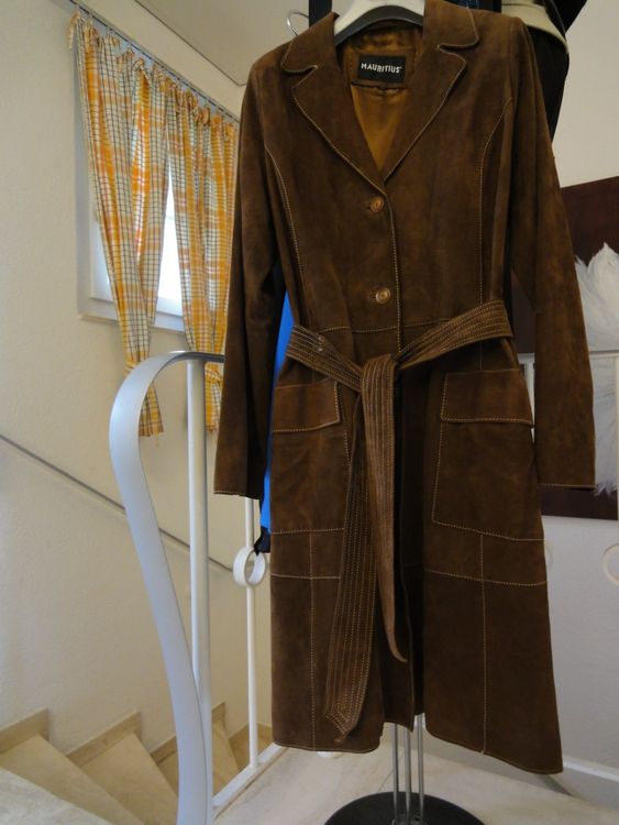 Winterjacke Damen Lang Warm Gefüttert Trenchcoat H Produktbild-Vorschau 10