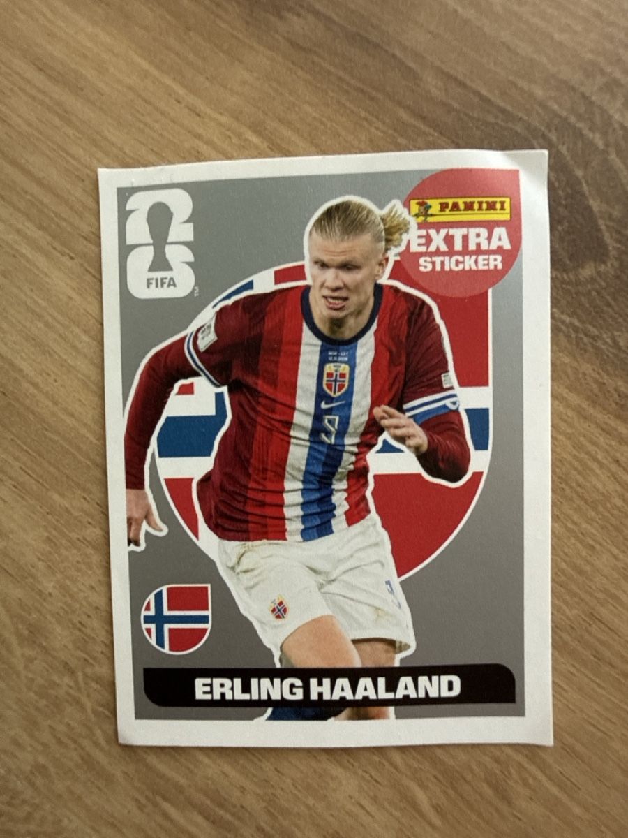Panini Sammelbilder & Trading cards: Erling Haaland Extra Sticker Panini – Neu (gemäss Beschreibung) aus Gümmenen von reb_jgq8