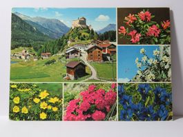Schloss Tarasp mit Fontana