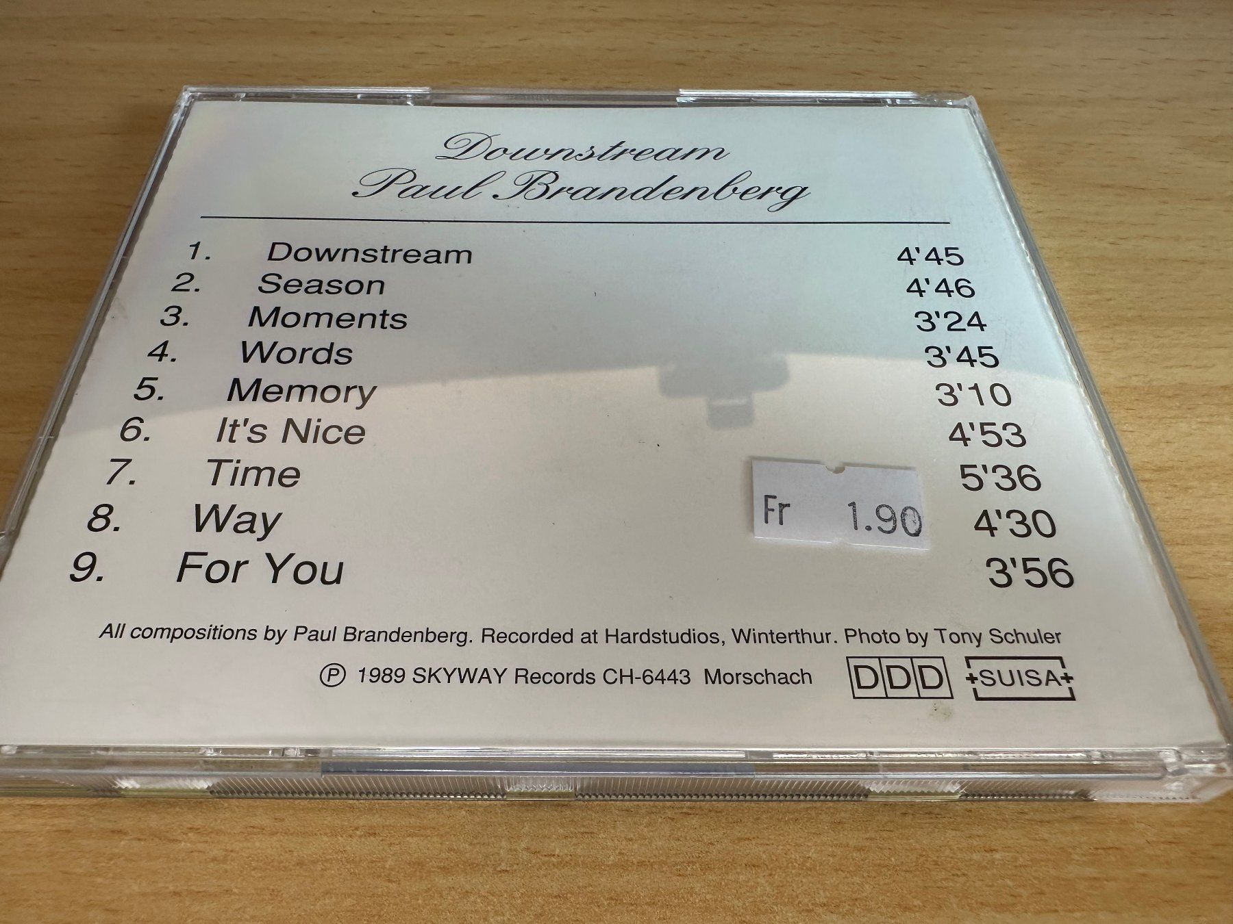 CDs: Paul Brandenberg – Downstream – Gebraucht aus Rikon im Tösstal von Alpenmutz 1
