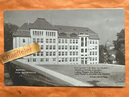 antike Ansichtskarte Zürich, Neue Toechterschule 1925.