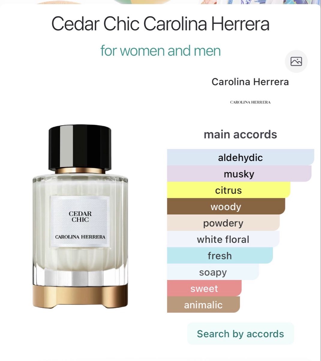 Carolina Herrera Parfums & Eau de Toilette: Carolina Herrera Cedar Chic Eau de Parfum 100 ml – D'occasion à Zürich par Thetimtam 5