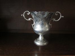 Henkel-Vase,Sudamerikanisch 18 Jhdt,-Silber