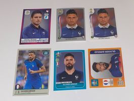 6er Sticker-Set - Oliver Girou - 🇫🇷 Frankreich - EM & WM