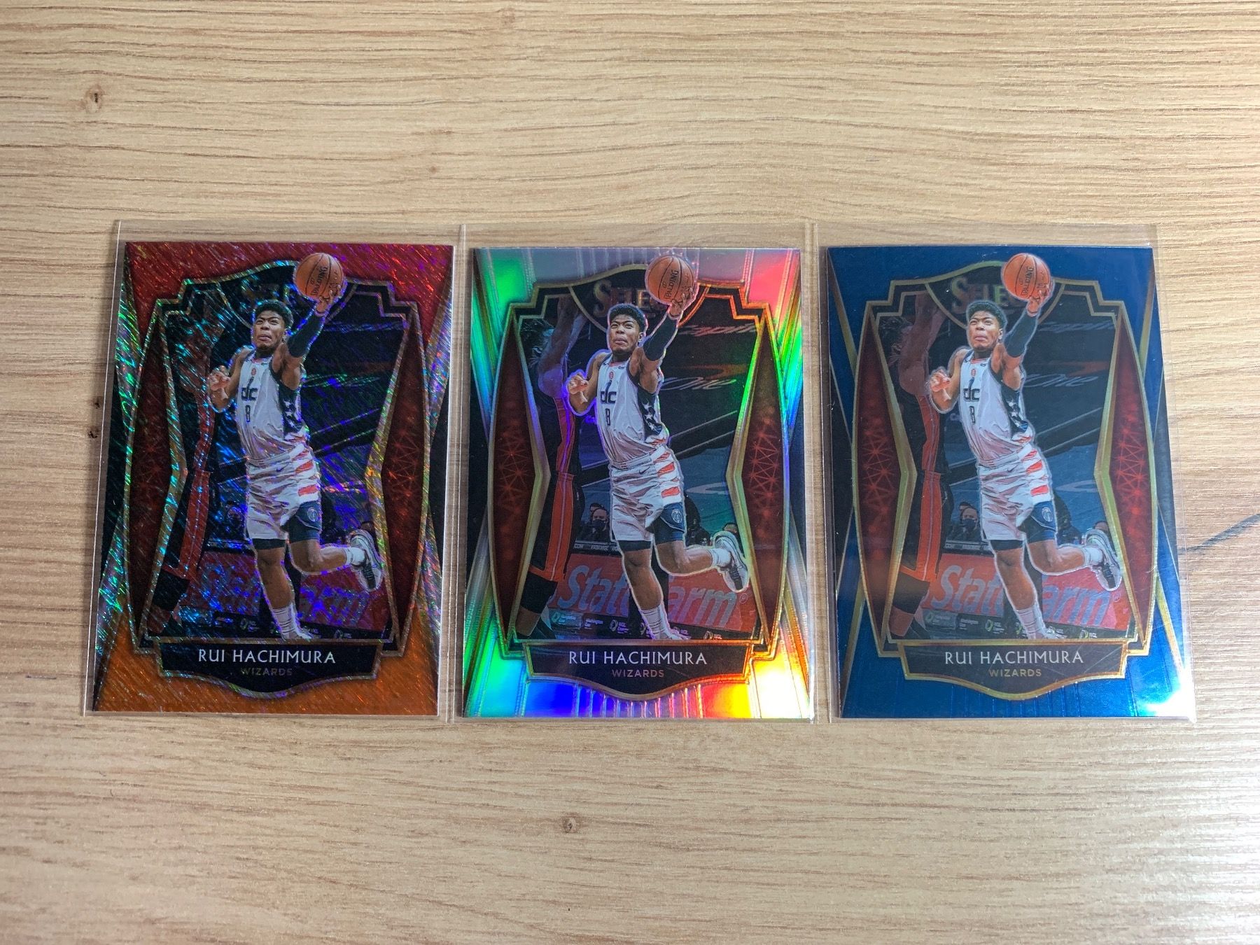 Cartoline: NBA Rui Hachimura Select SHIMMER/SILVER/Base Lot 3 Cards – Usato da Netstal venduto da Clutch79Cardz