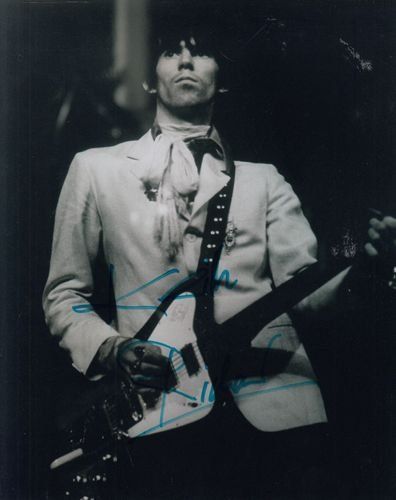 Keith Richards (Rolling Stones) - orig. sign. Grossfoto (Gebraucht) in ...