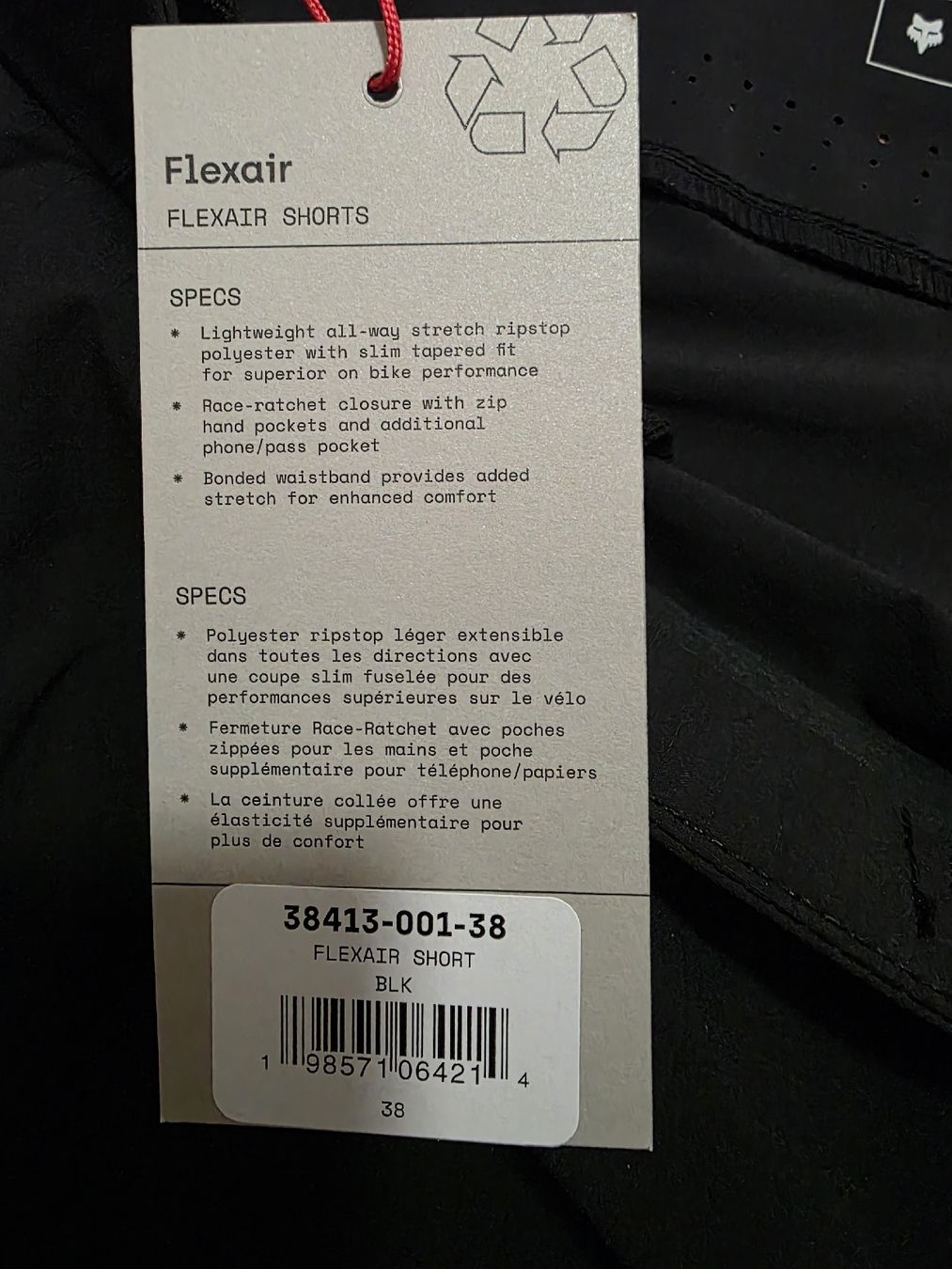 Fox Pantaloni: Velohose FOX Flexair Schwarz Grösse 38 – Nuovo (secondo la descrizione) da Bassersdorf venduto da Zopzero 5