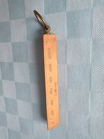 Dreieckiger Vintage-Umrechnungsmeter aus Holz Maßstab 1:20k