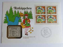 Numisbrief Rotkäppchen mit Silbermedaille  ab 1 Fr. !!