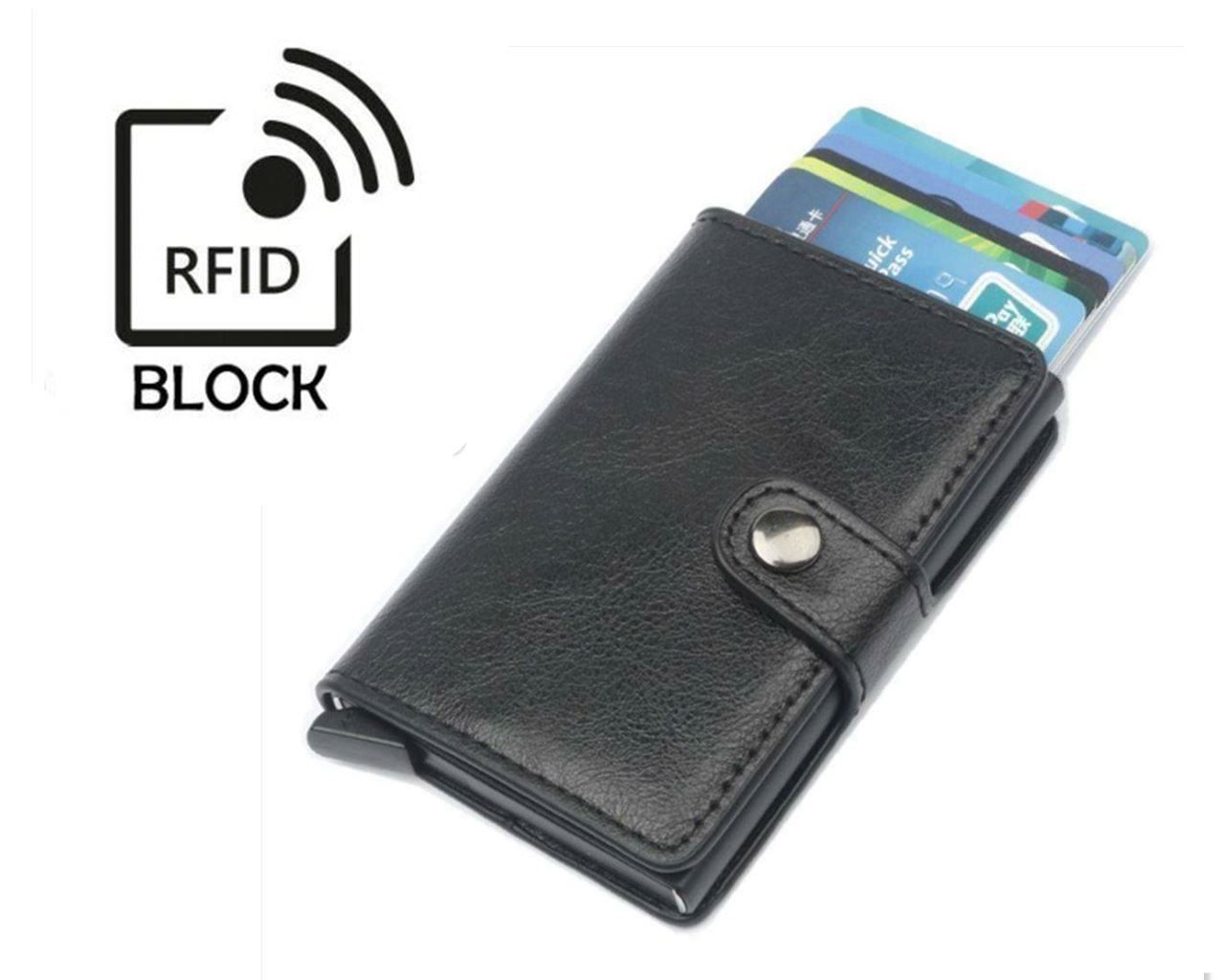 Portafogli: schwarz RFID Block Leder Karten etui – Nuovo (secondo la descrizione) da Kirchdorf AG venduto da Apost008 1