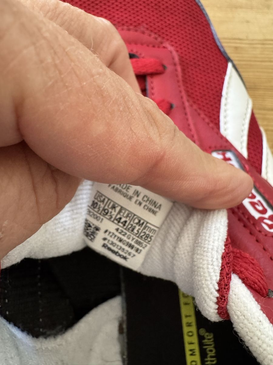 Reebok Herrenschuhe: Reebok rouges, taille 44 Kilyan – Gebraucht aus Veyrier von kimedovapa 2