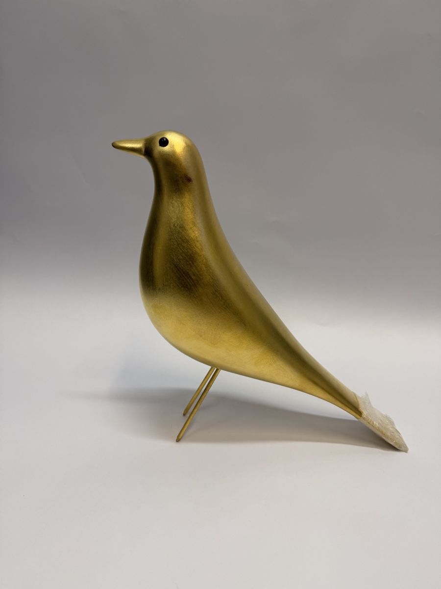 Vitra Statuette: Eames House Bird Gold, Vitra – Nuovo e nell'imballaggio originale da Bottmingen venduto da Ch.Hal 3