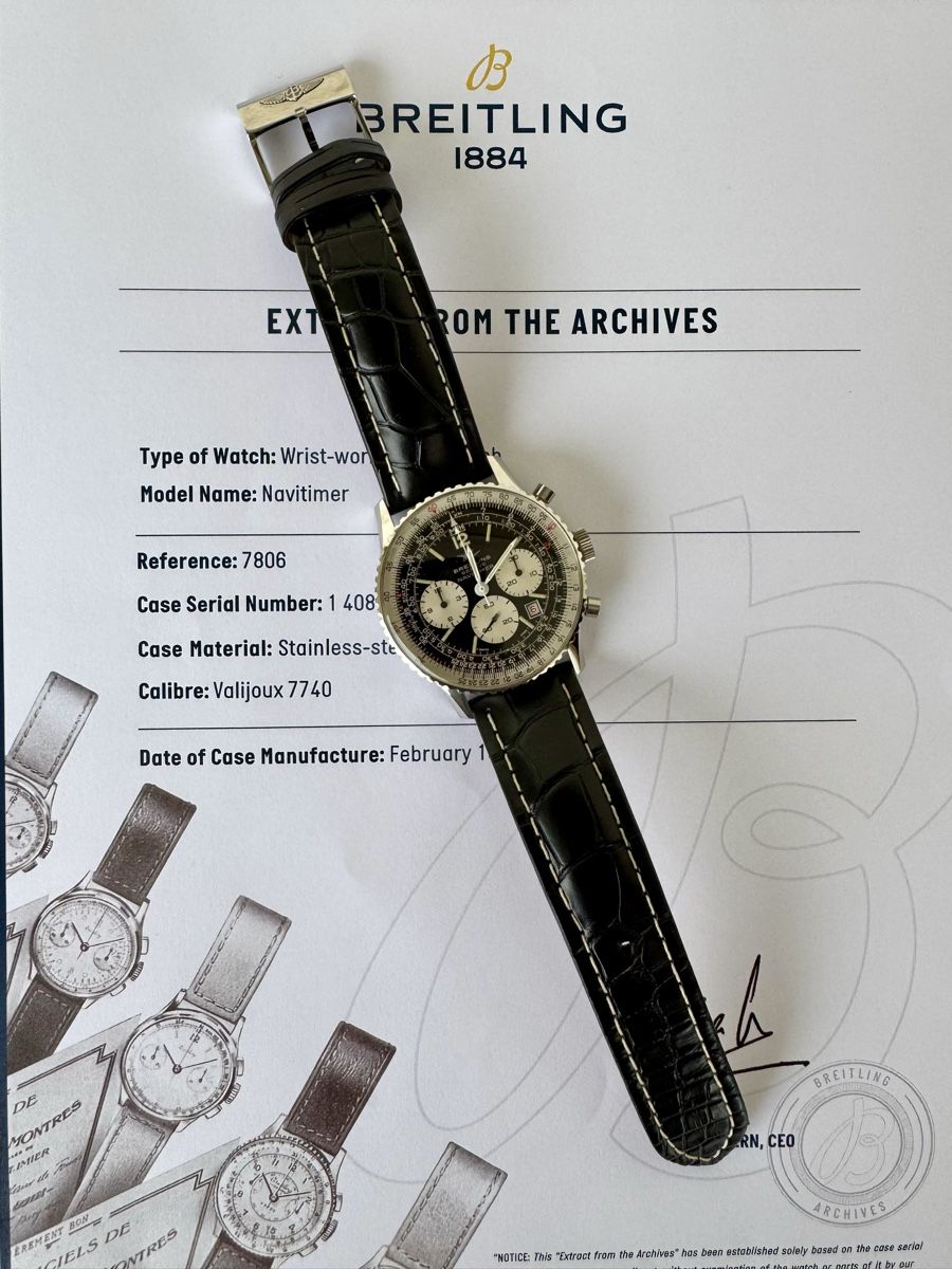 Breitling Uhren: Breitling Navitimer 7806 – Gebraucht aus Mellingen von Dcj0 7