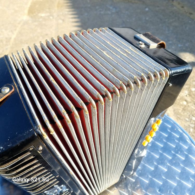 Miniatur Akkordeon Modell - Kleines Musikinstrument Als Deko Für Zuhause Und Büro