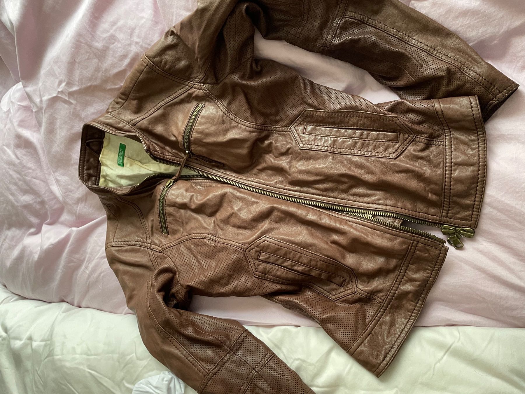 Benetton Giacche: Lederjacke Benetton – Usato da Zunzgen venduto da mel_y6w2 4