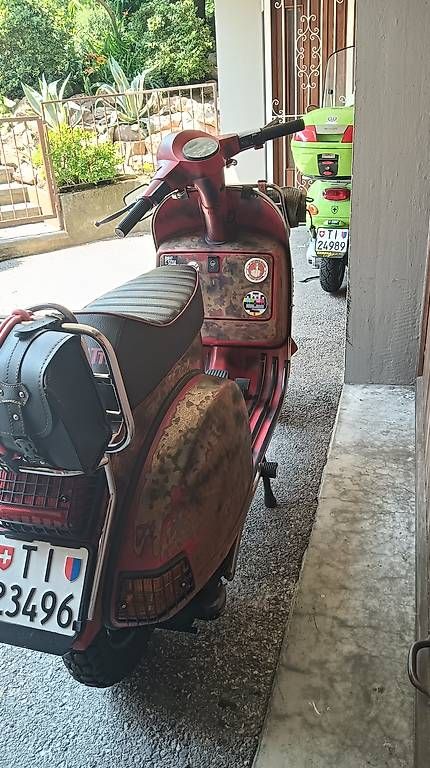 Route: Piaggio Vespa PX 125 E rat  – D'occasion à Mendrisio par Andrewgrims 1