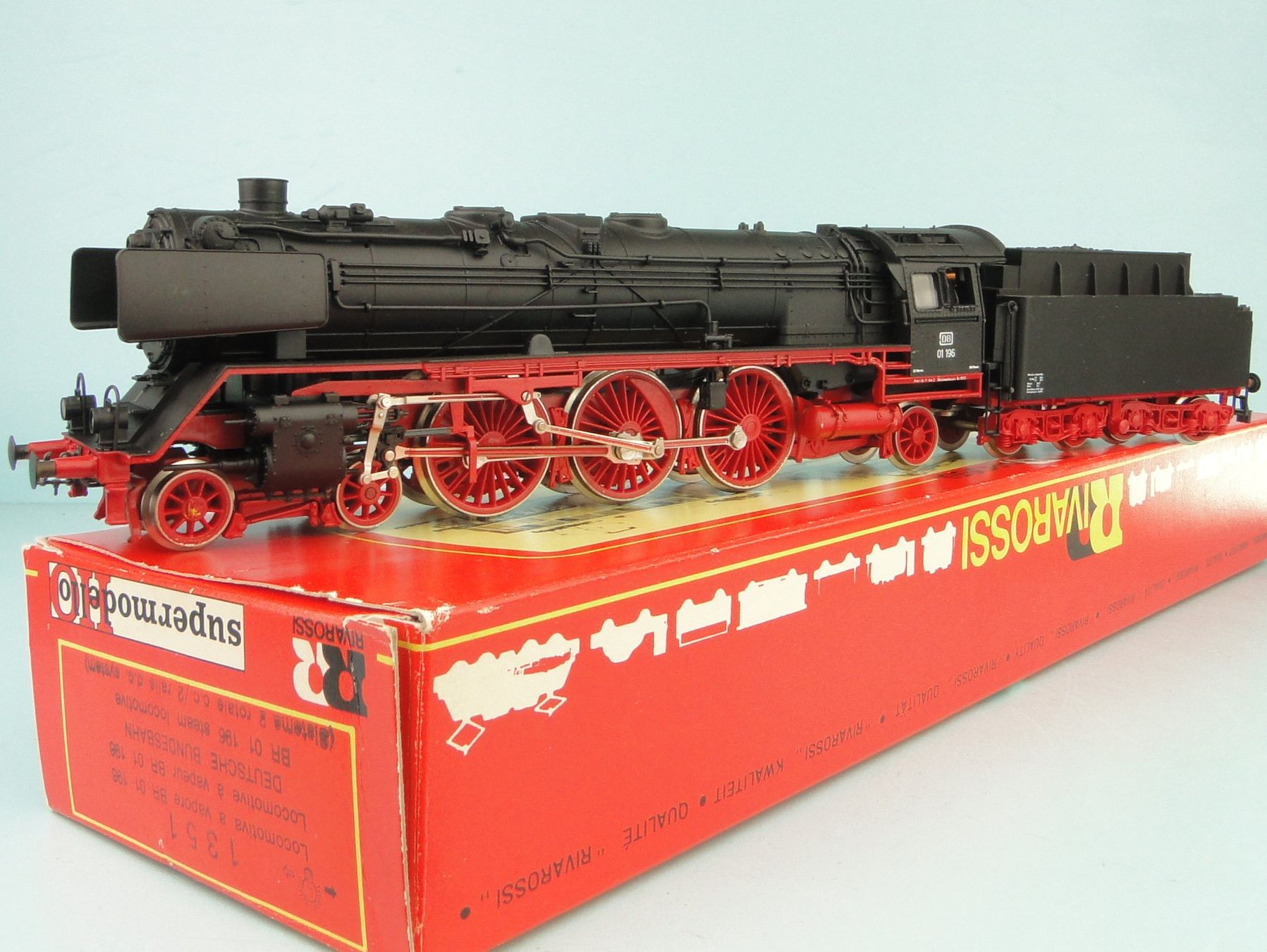 Rivarossi Modellini di ferrovie: Rivarossi H0 1351 DB BR 01 – Usato da Bülach venduto da cann11