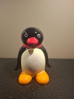 Pingu Spardose Keramik schwarz weiss guter Zustand