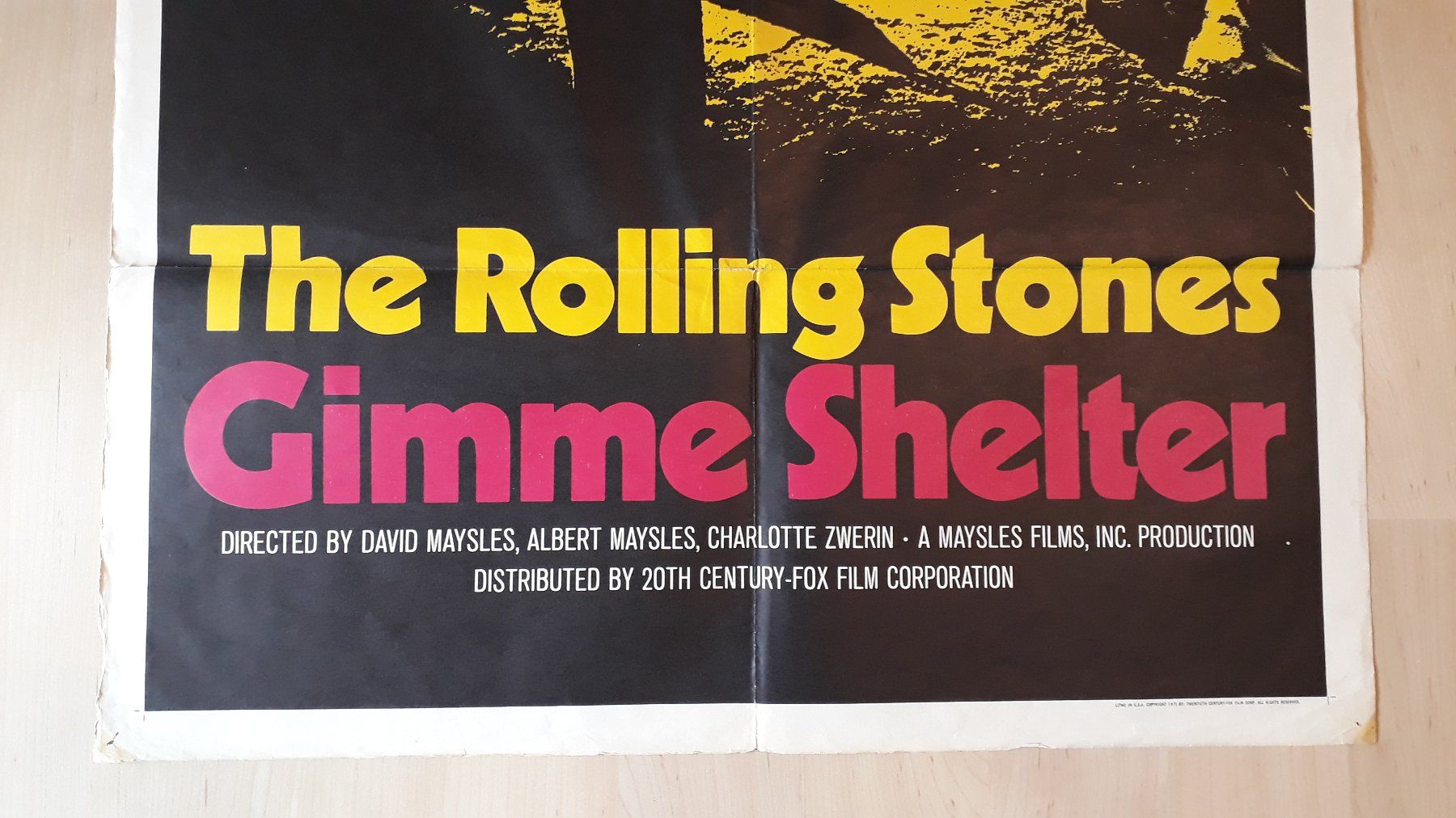 Poster & Bilder: The Rolling Stones Kino Poster – Gebraucht aus Ueberstorf von Buffalo69