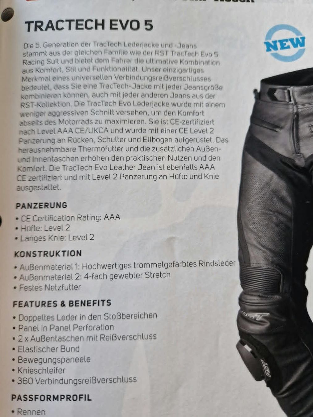 Anzüge, Sport- & Funktionsanzüge: RST  Lederkombi EVO 5 2teilig – Gebraucht aus Luzern von P273358B 4