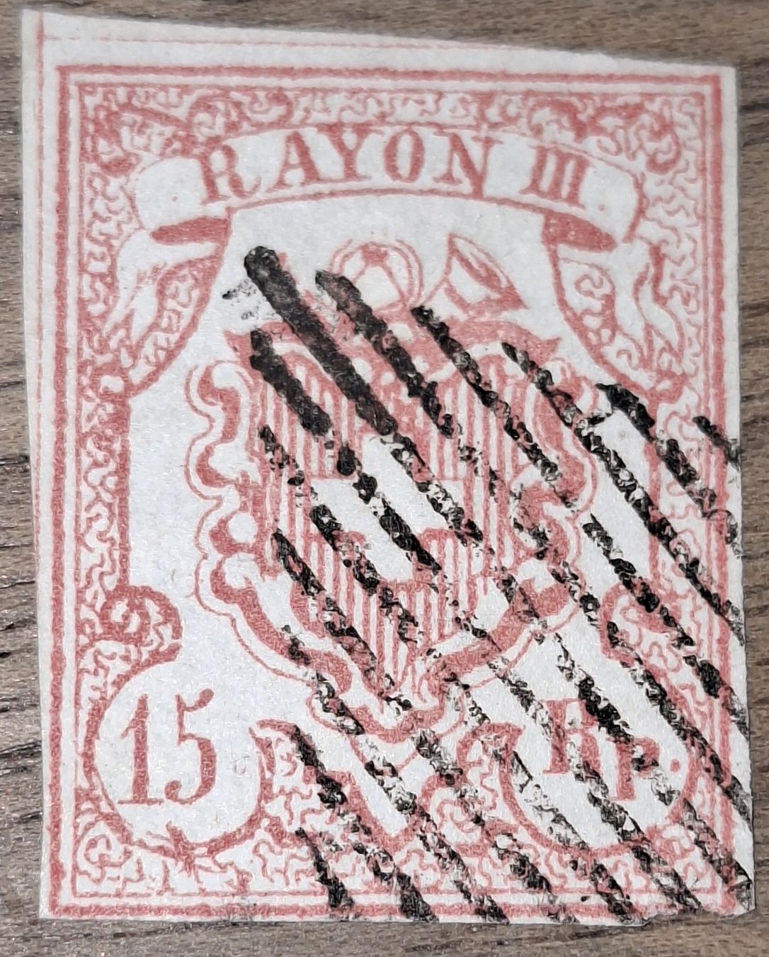 Tutti i francobolli: Rayon Nr. 20 Typ 7 / UL - I  – Usato da Balgach venduto da SIMEON27