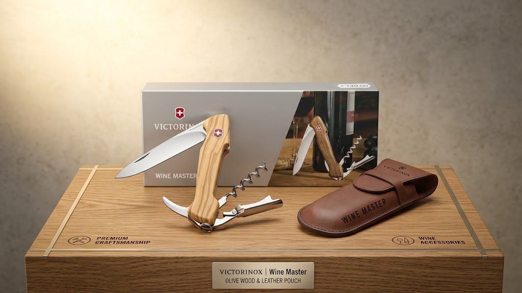 Victorinox Coltelli tascabile: Victorinox Wine Master Nussbaum Holz – Nuovo e nell'imballaggio originale da Jegenstorf venduto da Bracher_Store
