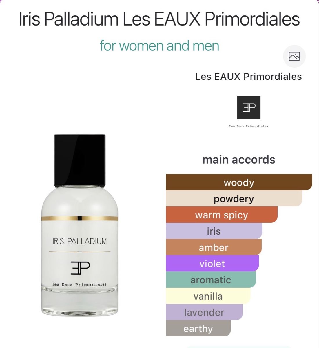 Profumi & Eau de Toilette: Les Eaux Primordiales Iris Palladium, Eau de Parfum 50ml – Usato da Zürich venduto da Thetimtam 3