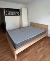 Ikea Bettgestell MALM mit Lattenrost und Matratze, gebraucht