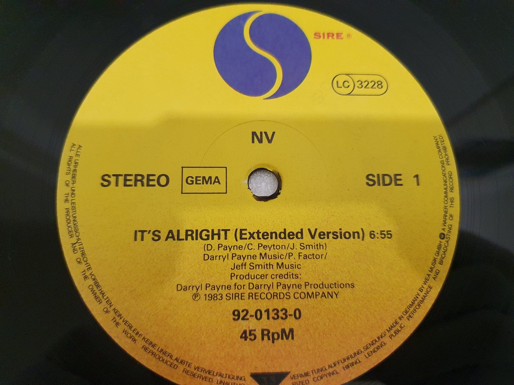 Dischi in vinile: NV – It's Alright – Usato da Uster venduto da Vinyl-Leidenschaft 4