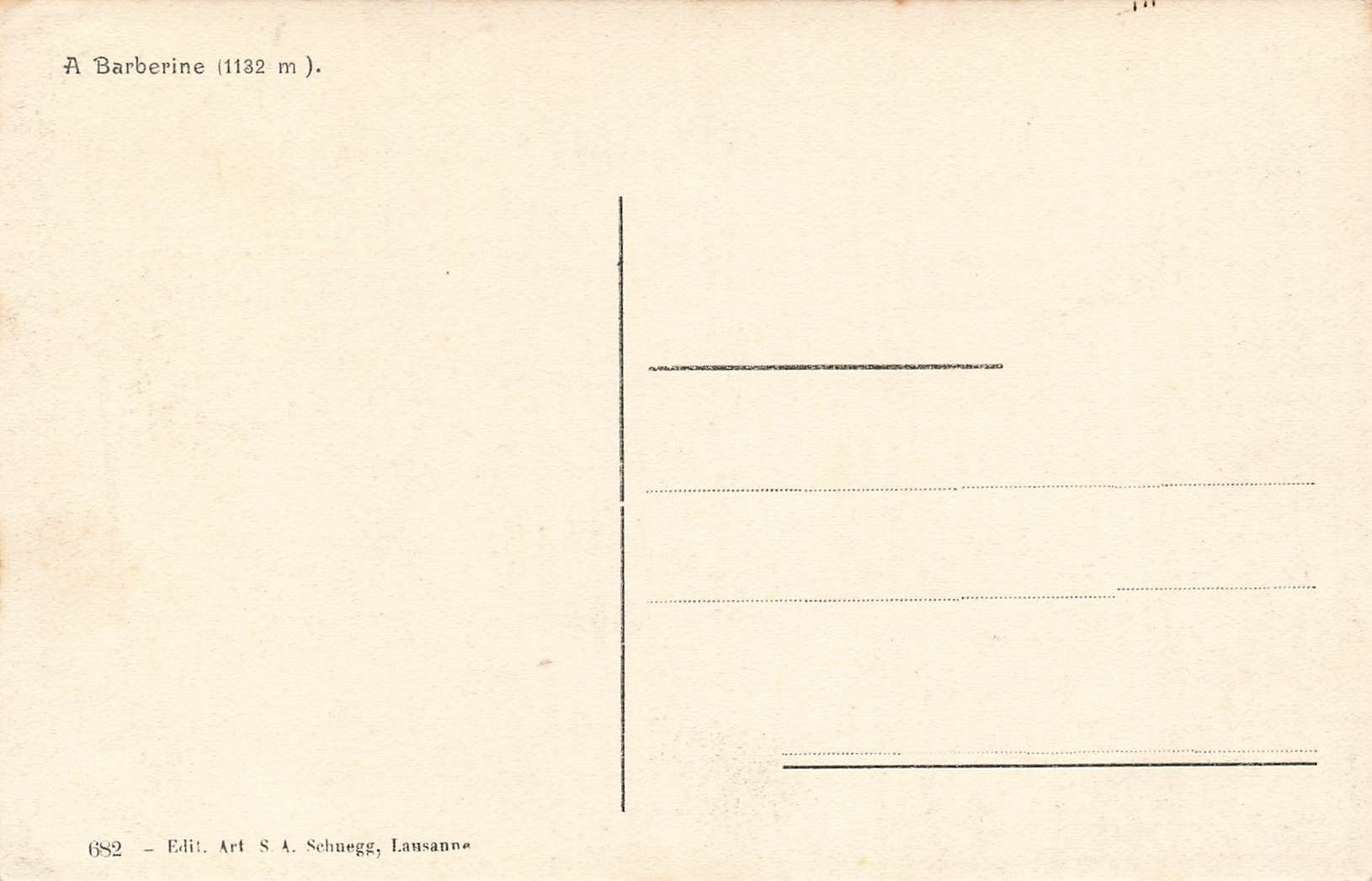 Cartoline postali: Barberine – Usato da Biasca venduto da Blenio71 1
