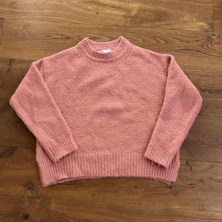 ZARA Strickpullover Rosa – Grösse S – Oversized