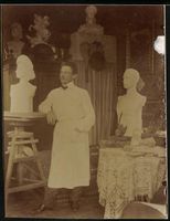 Fotografie Bildhauer Harro Magnussen neb