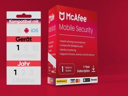 McAfee Mobile Security-1 Gerät-1 Jahr
