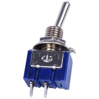 Mini-Kippschalter AN/AUS 2-PIN,  100 Stk