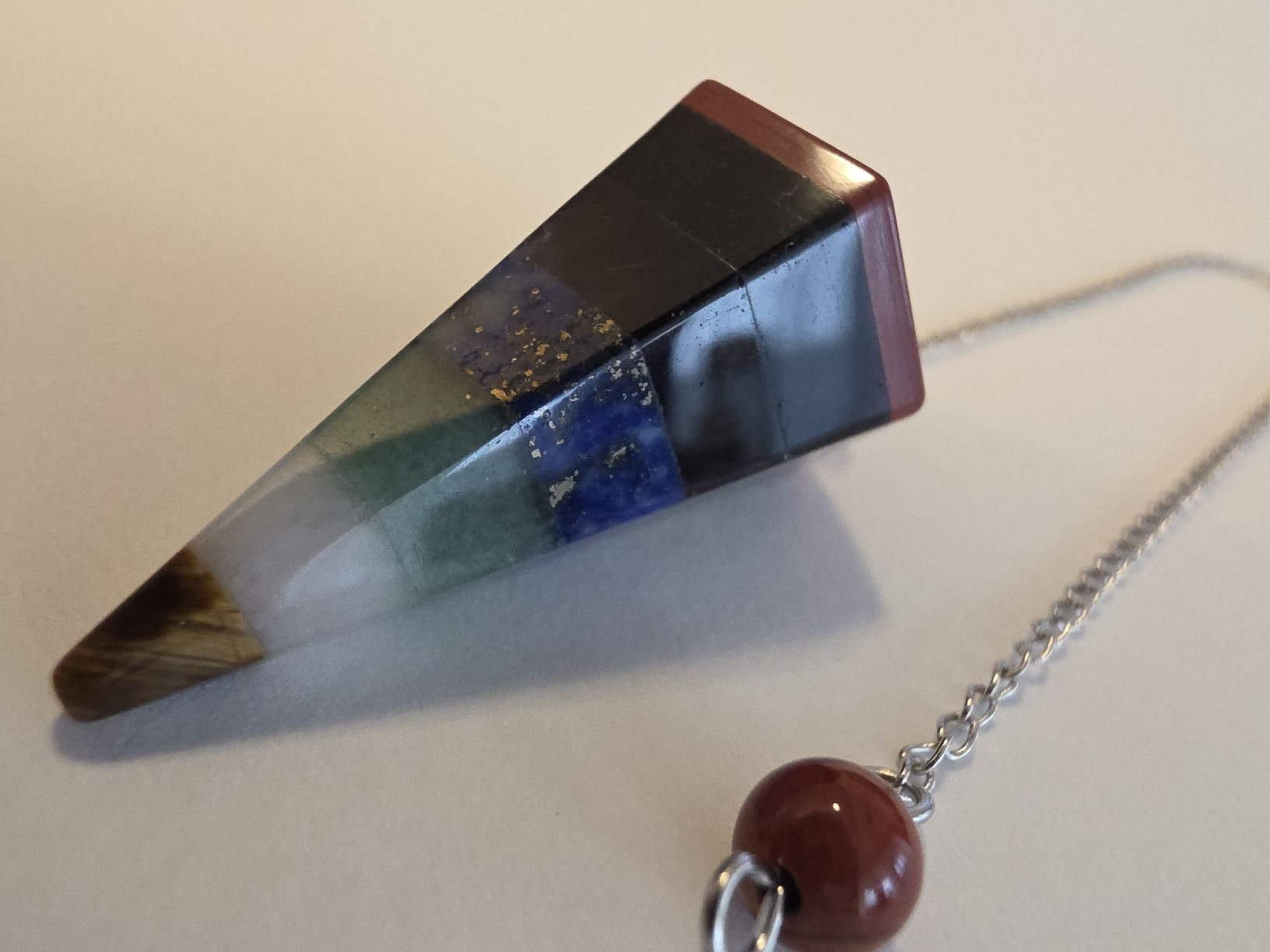 Minerali & Pietre curative: Chakra Pendel 4 x 2cm. – Nuovo e nell'imballaggio originale da Menziken venduto da Mirager 2