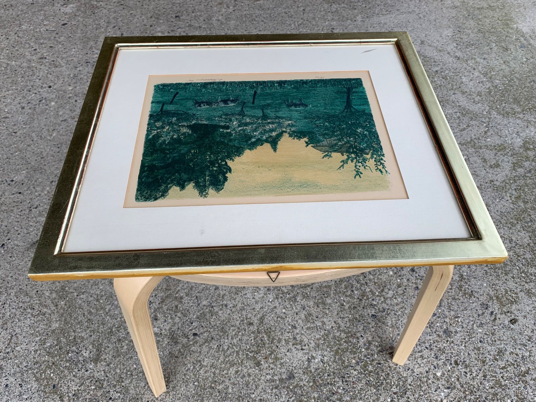 Campanacci mucche: schöne Lithographie von Hansjörg Flückiger – Usato da Feldbach venduto da Olive1 5