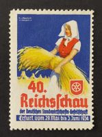 Deutsches Reich - Vignette/Werbemarke 40. Reichschau 1934