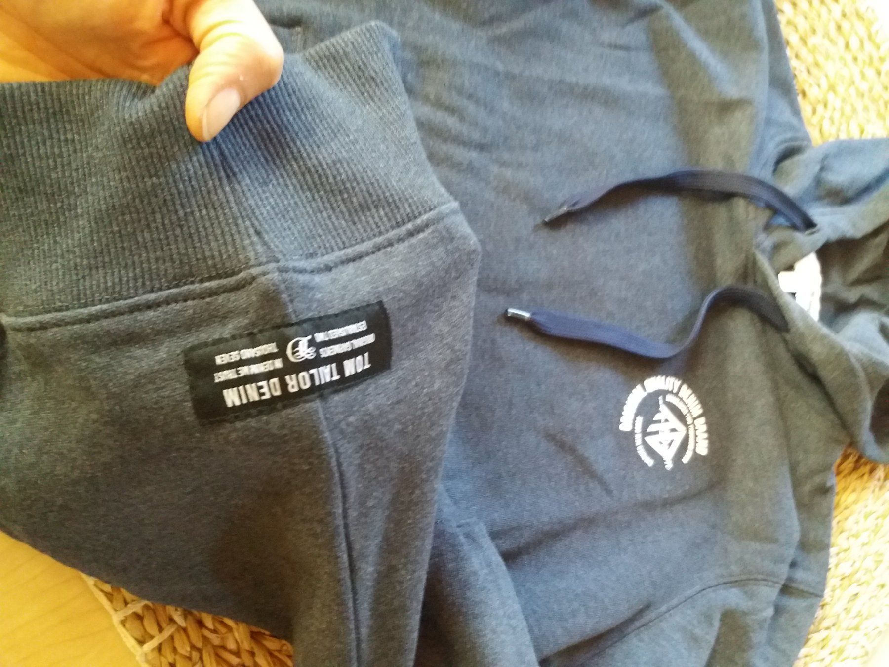 Maglioni & Felpe: Kapuzenpulli Tom Tailor Denim grau/blau – Nuovo e nell'imballaggio originale da Rebstein venduto da bestforyou 2