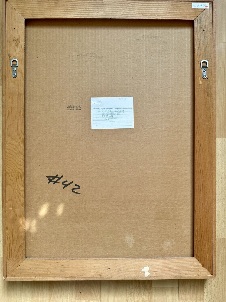Grafica & Litografie: Robert Rauschenberg Handsigned Lithograph – Usato da Zürich venduto da Troy_K 4